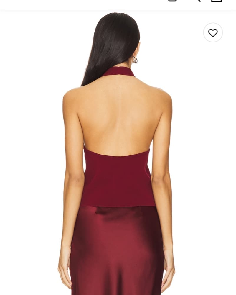 Red Halter Top - Image 3