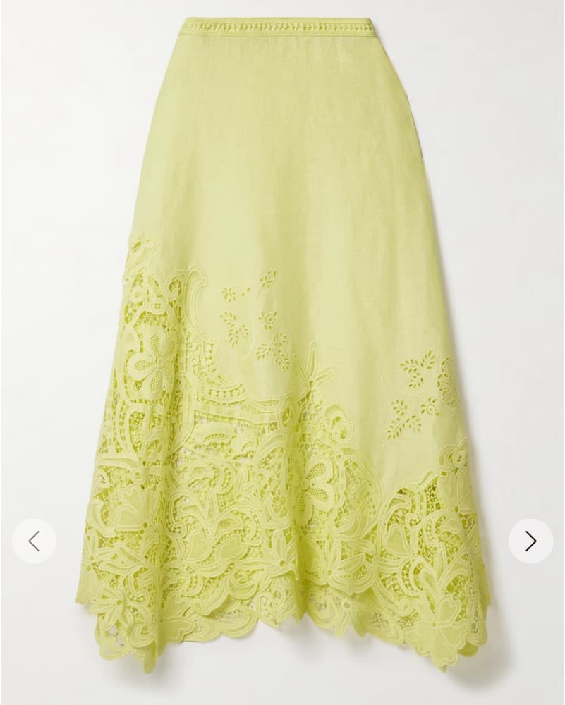Ulla Johnson Lace Midi Skirt - Image 2