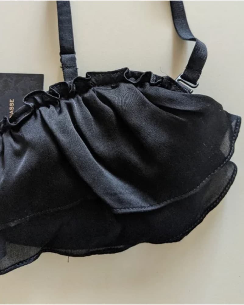 Kiki de montparnasse Silk Ruffle Bralett - Image 4