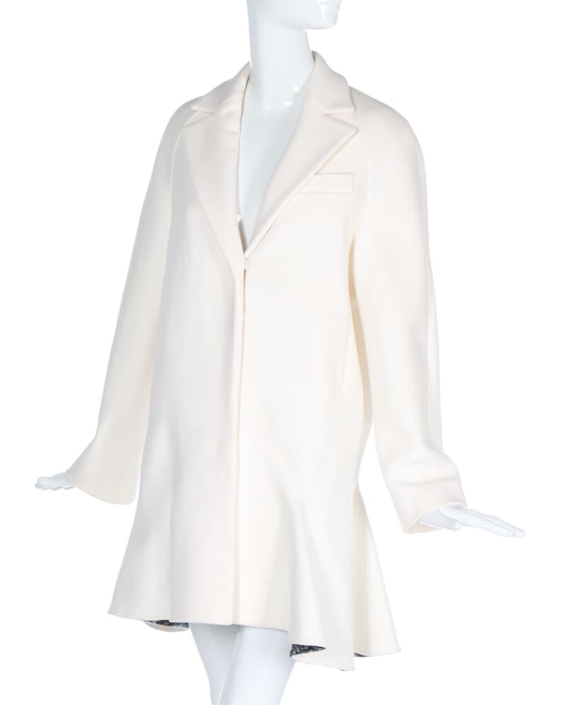 Dior White Cashmere Coat - Image 1
