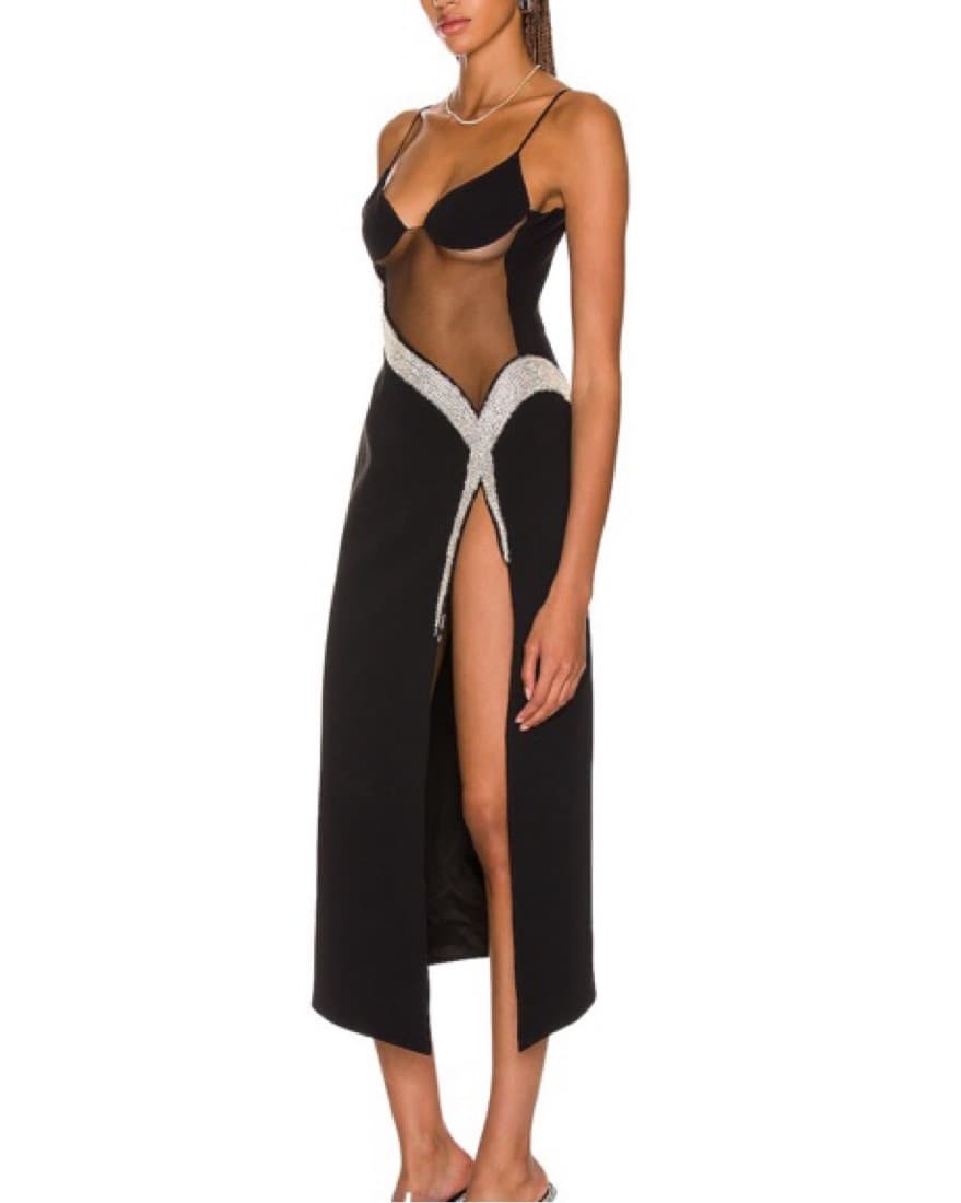David Koma Crystal Dress - Image 3