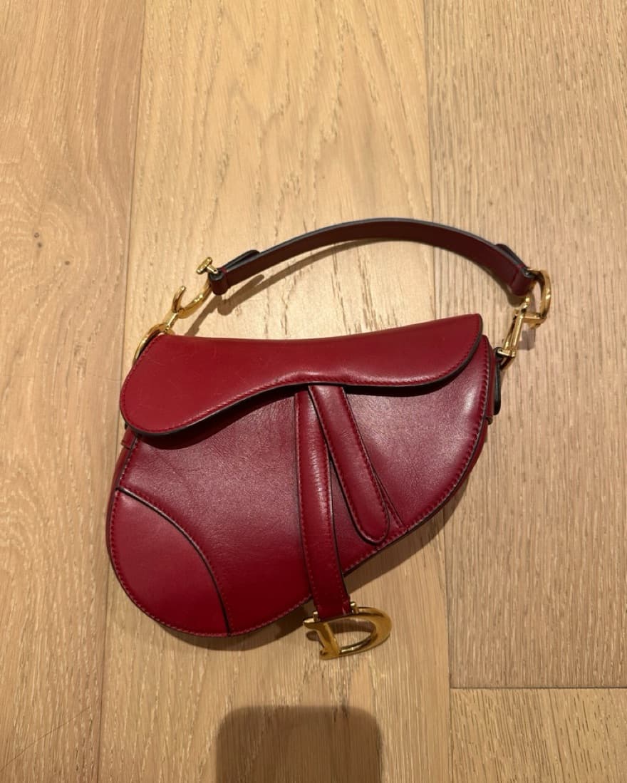 Red dior saddle mini  - Image 1