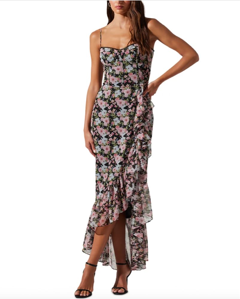 Floral Maxi Dress - Image 1