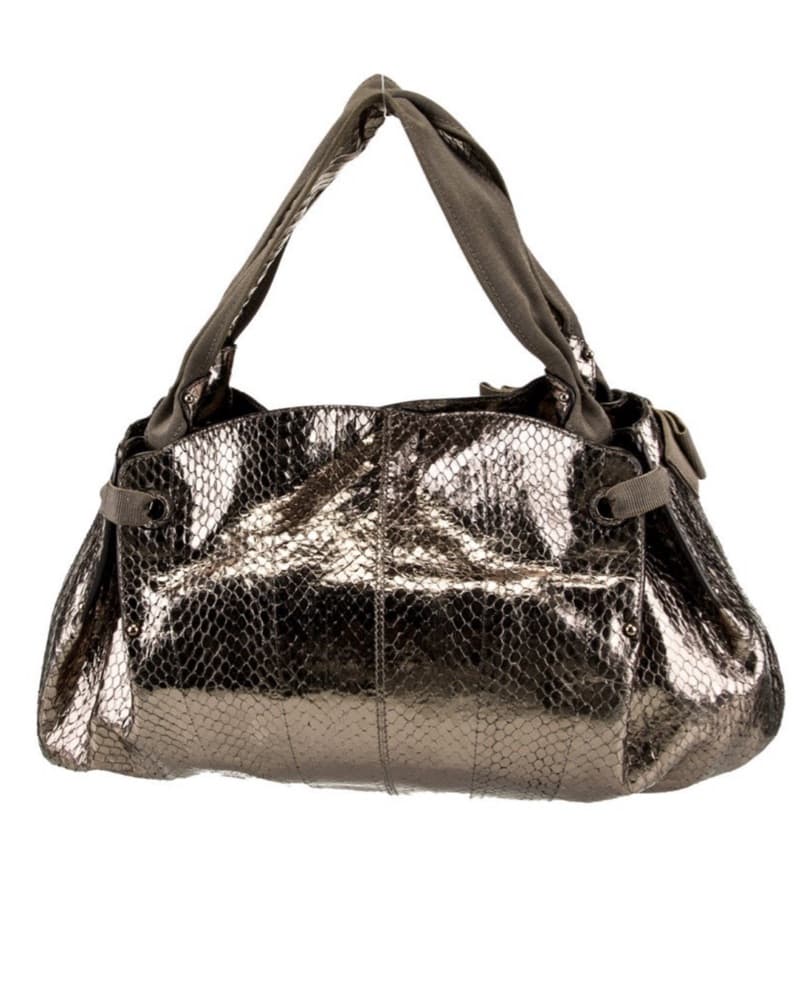 Salvatore Ferragamo Snakeskin Tote - Image 3