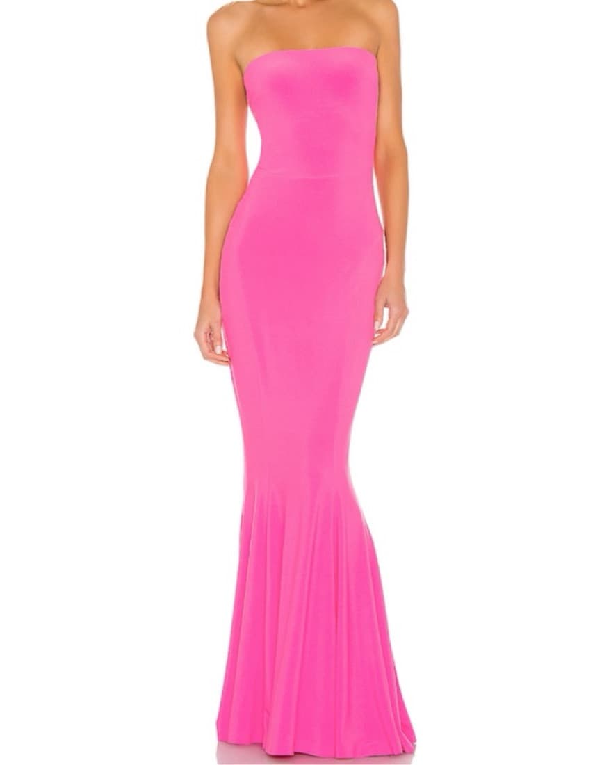 Norma Kalami Strapless Fishtail Gown - Image 1