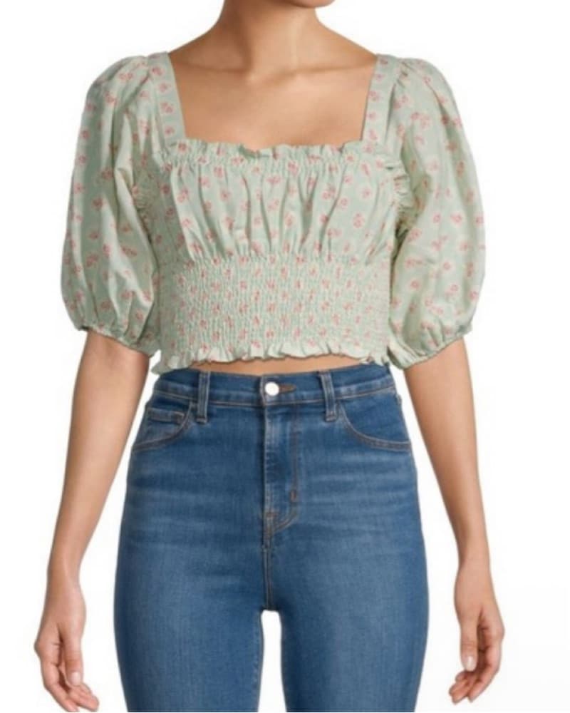 Hemant & Nandita Floral Top  - Image 1