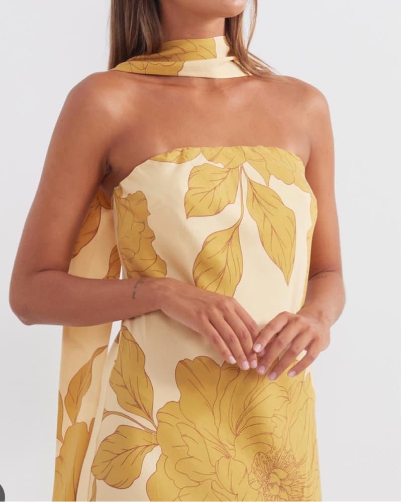 Pasduchas Strapless Dress W/ Scarf - Image 2