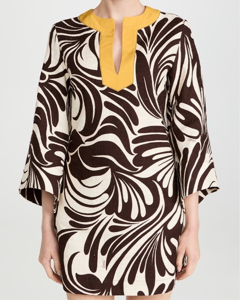 La DoubleJ The Caftan Mini Dress - Image 1