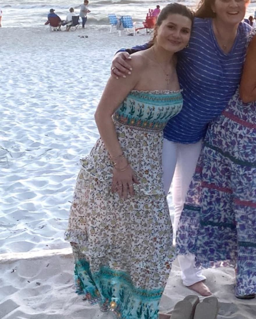 Floral strapless maxi dress - Image 1