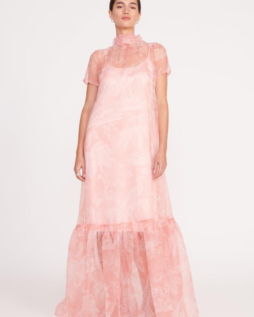 CALLUNA DRESS CHERRY BLOSSOM IVORY TOILE - Image 1