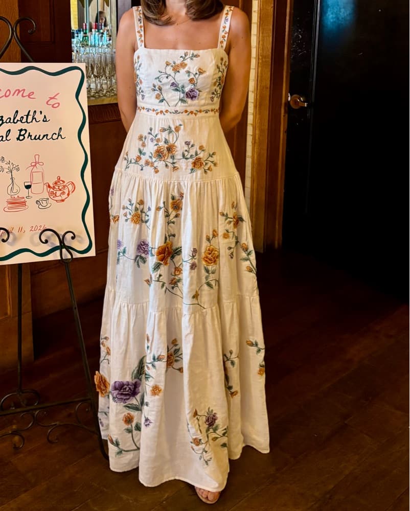 Agua By Agua Bendita Embroidered Dress - Image 3