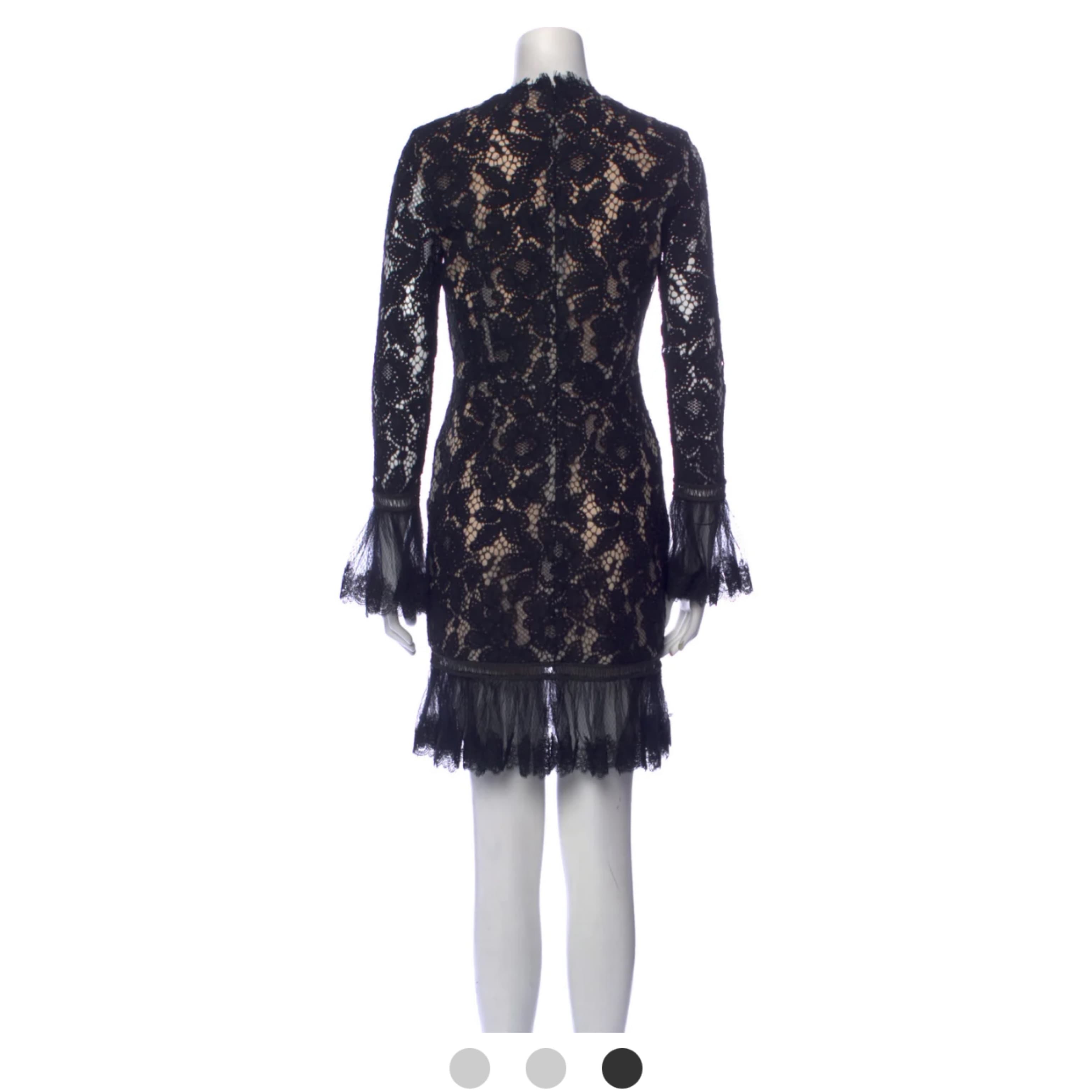 Alexis Black Lace Dress   - Image 6