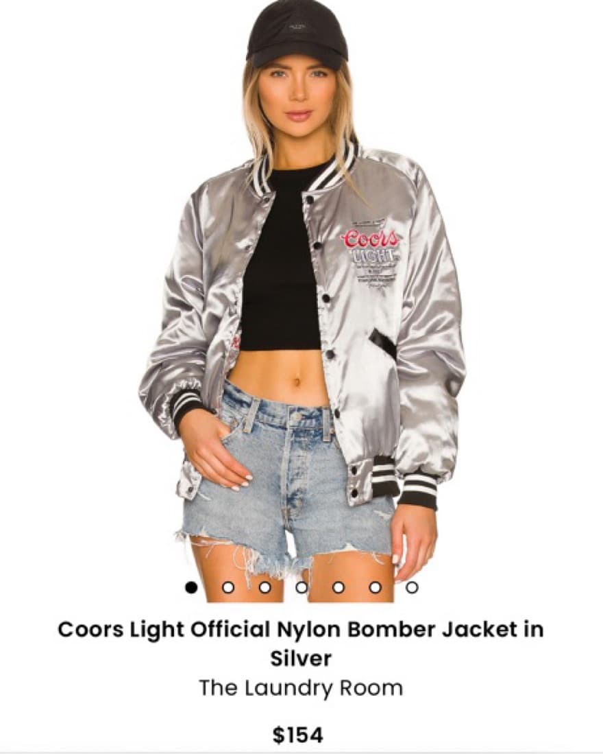 Coors Light bomber Jacket - Image 1