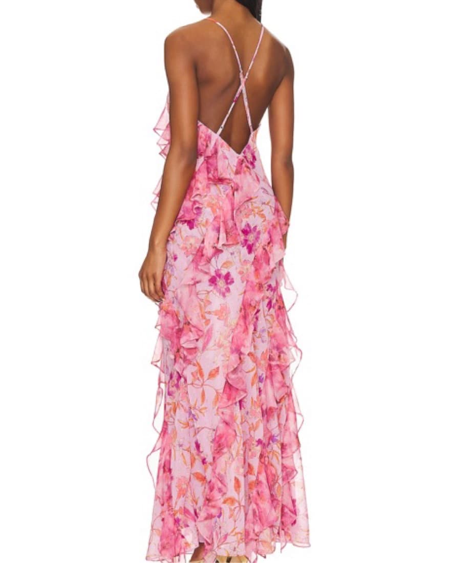 Misa Los Angeles Floral Gown - Image 3