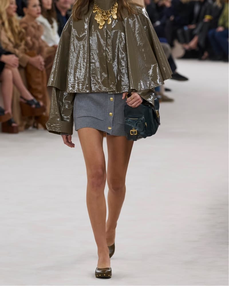 Chloe | Chic Gray Ribbed Knit Mini Dress - Image 4