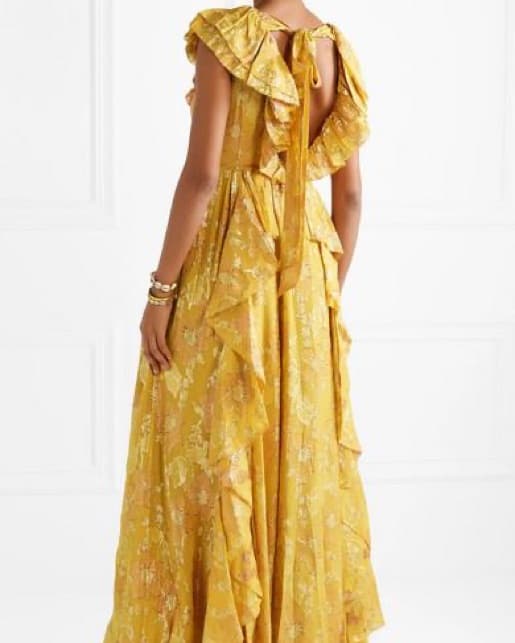 Ulla Johnson Demetria Gold Gown Dress - Image 2