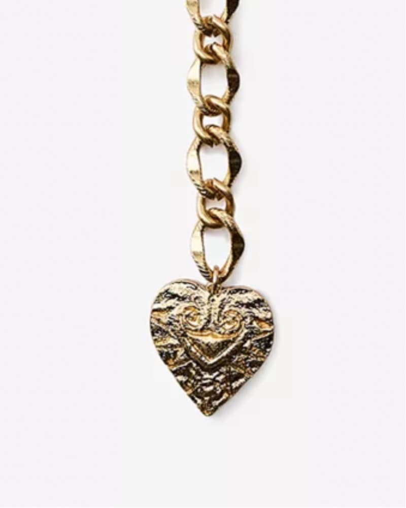 Gold Chain Belt With Heart - Image 2