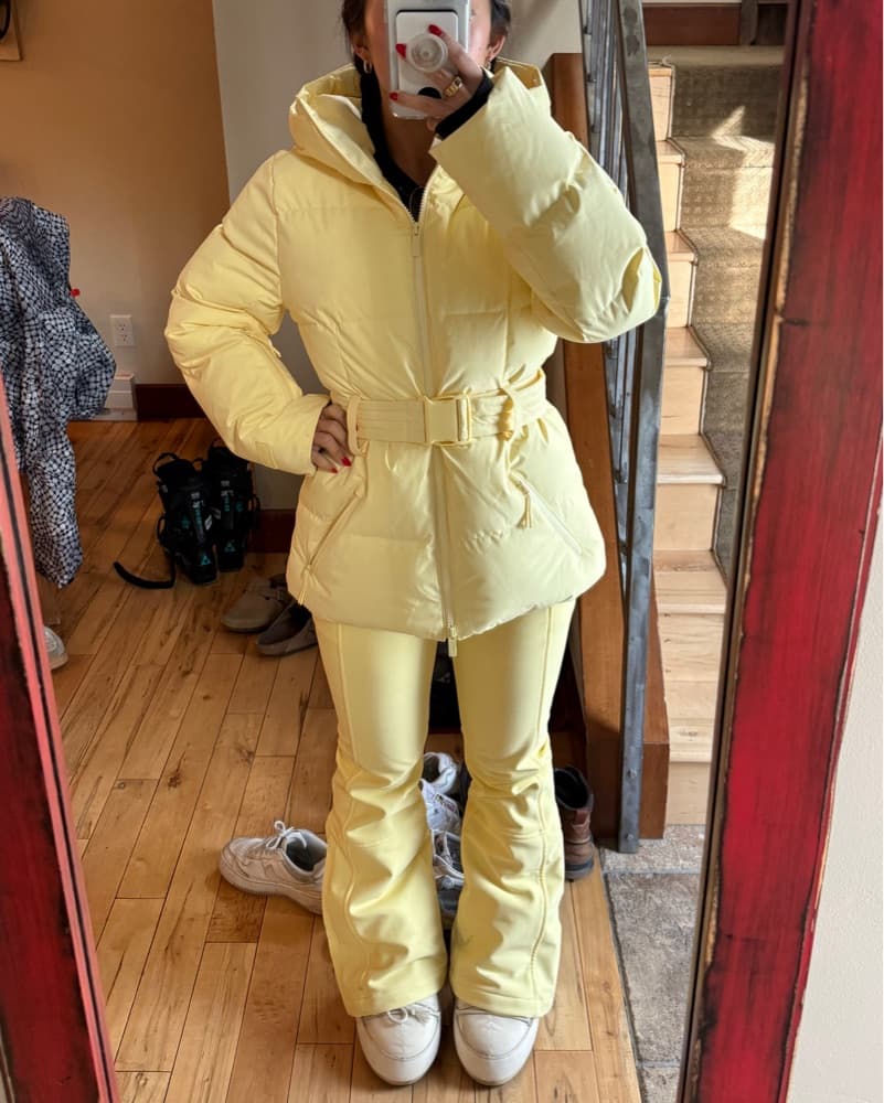 Halfdays Ski Set XS SHORT Butter Yellow - Image 1