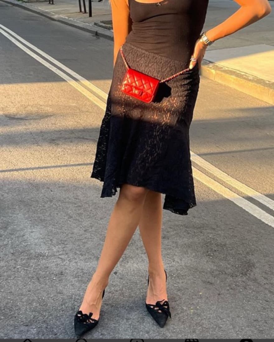 Gimaguas Black Lace Skirt - Image 5