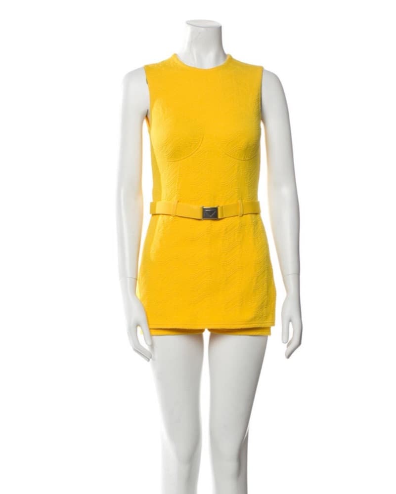 Prada Yellow Romper - Image 5