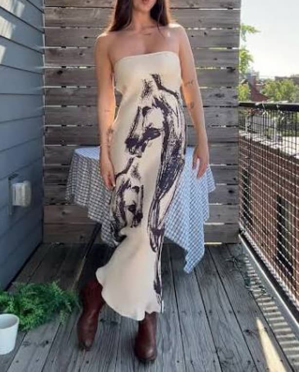 Antrho Horse Slip Dress - Image 2