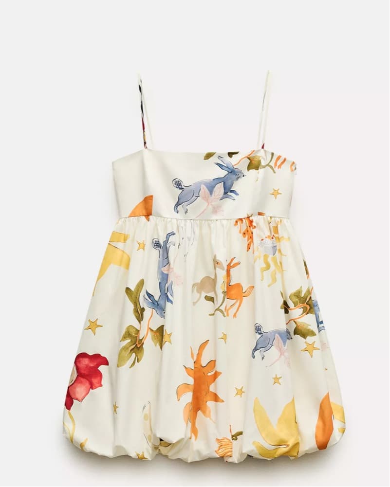 Whimsical Floral Bubble Dress - Image 4
