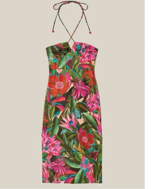 Farm Rio Tropical Midi Dress - Image 3