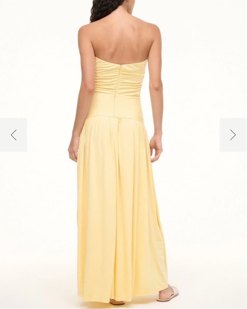Staud Yellow Dress - Image 3