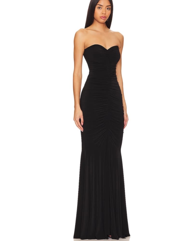 Norma Kamali Strapless Gown - Image 2