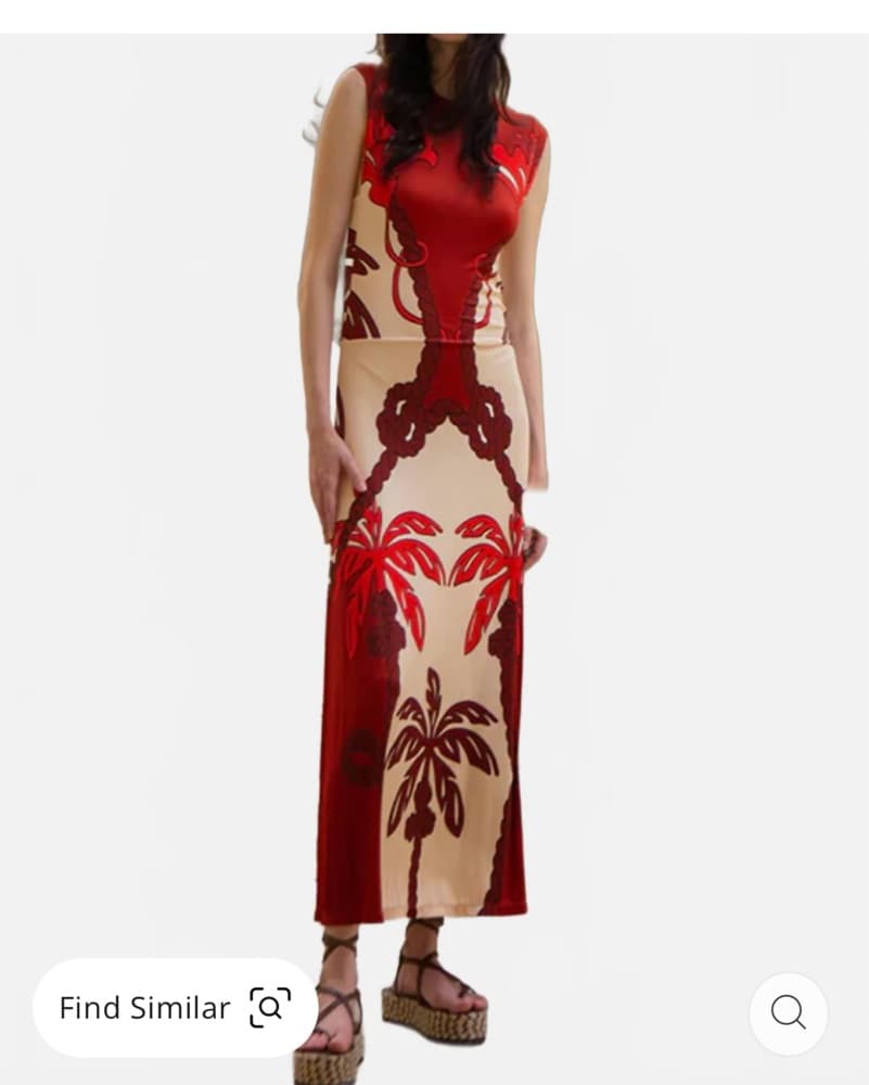 Johanna Ortiz Palm Tree Maxi Dress - Image 5