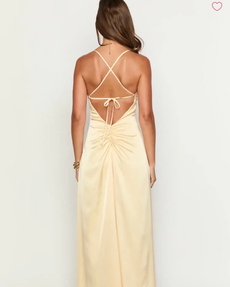 Beginning botique Blaise Yellow Dress - Image 3