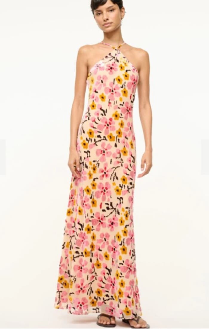Staud Floral Formal Maxi Dress - Image 1