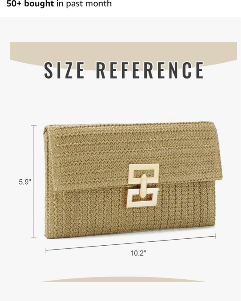 Woven Clutch Purse  - Image 3