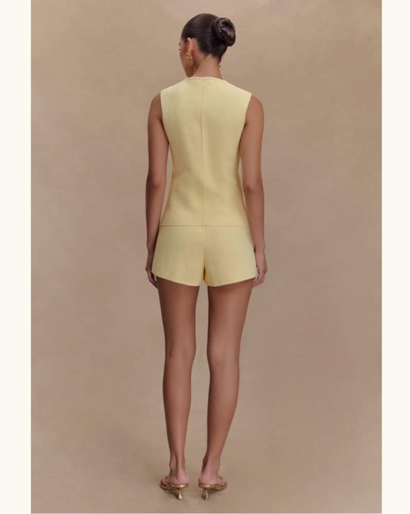 Yellow Gold Button Vest Set - Image 3