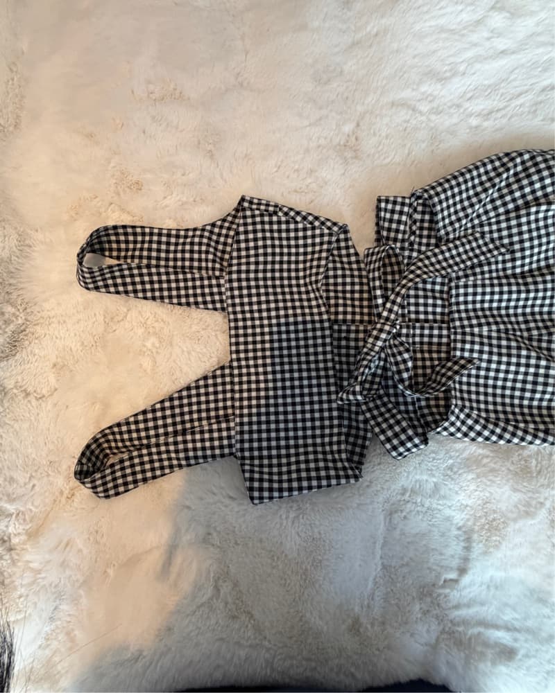 Marissa Webb -  Gingham Print Dress - Image 3