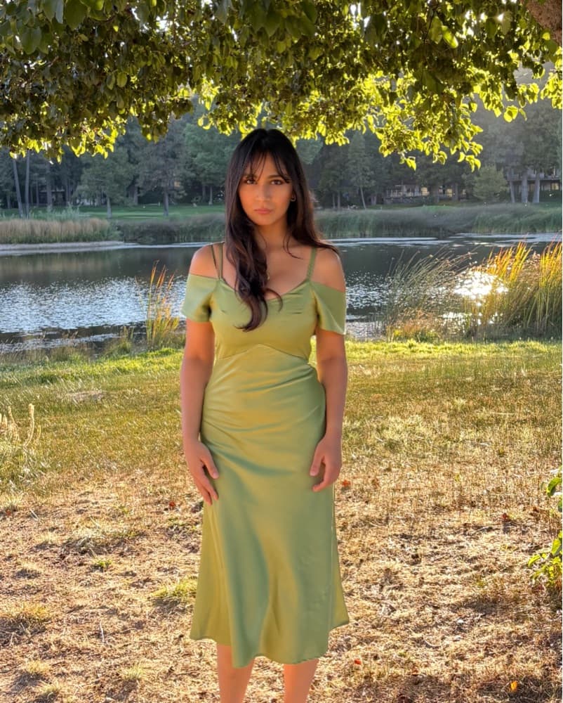 Green Midi Dress - Image 1
