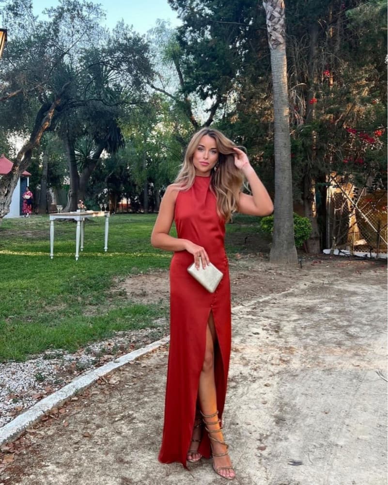 Lady Pipa Carmina Russet Dress - Image 1