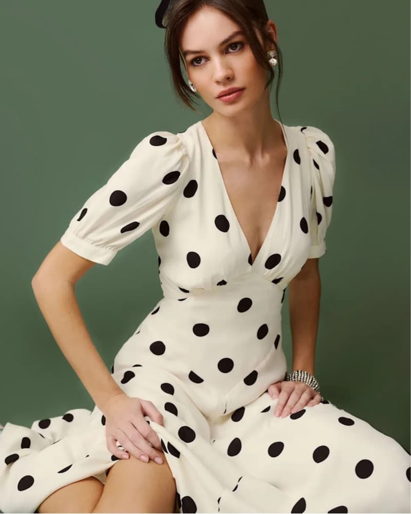 Reformation Naira Dress - Image 4
