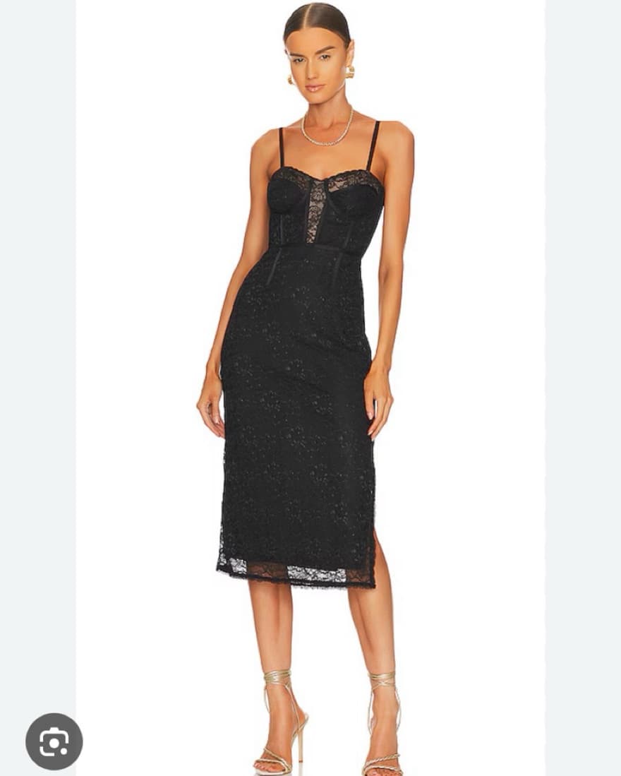 Jonathan Simkhai Black Lace Formal Dress - Image 1