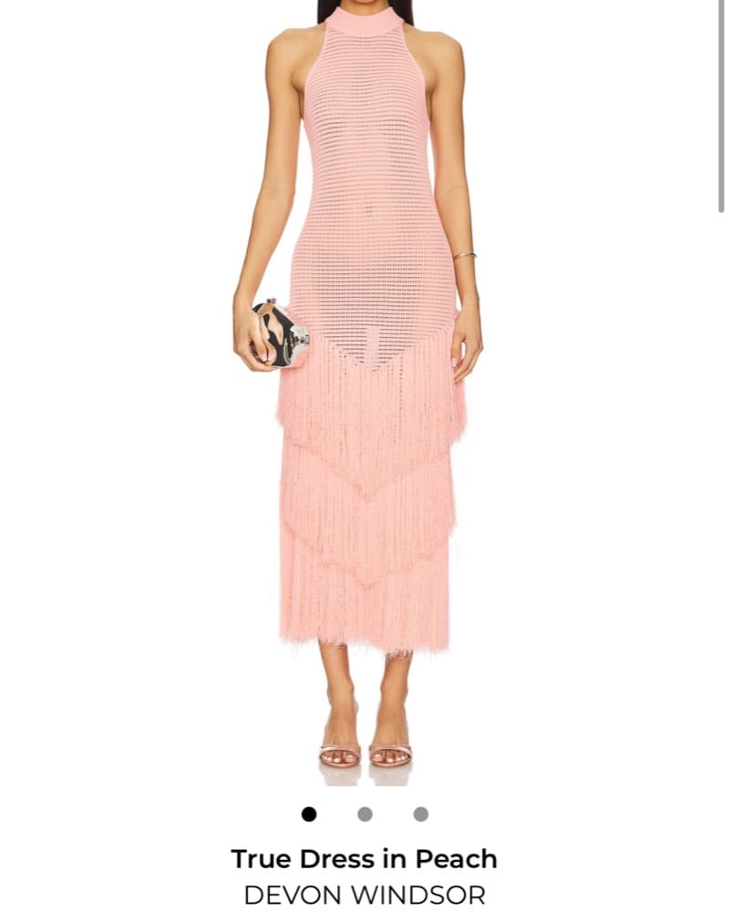 Devon Windsor True Dress In Peach - Image 5