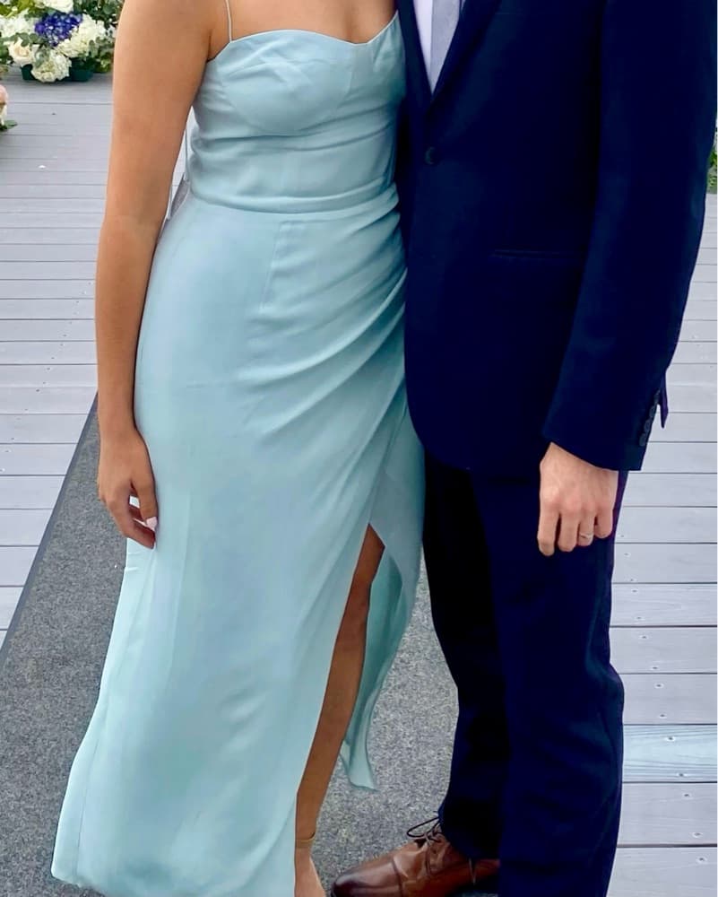 Seafoam Green Reformation Kourtney Dress - Image 2