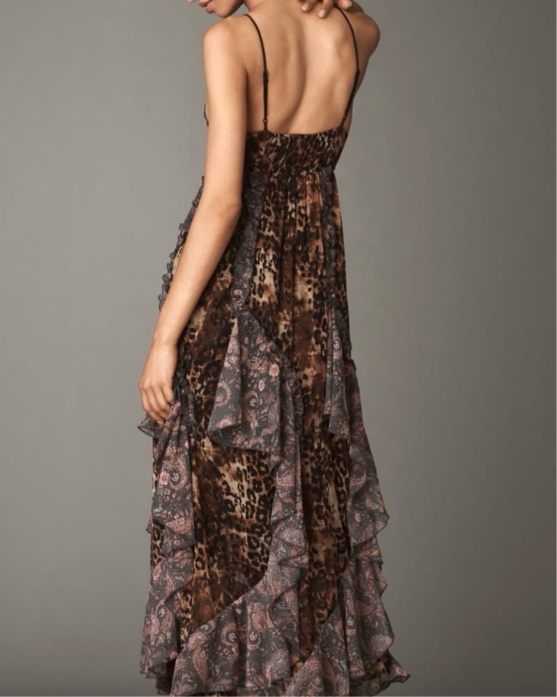 Leopard Print Maxi Dress - Image 3