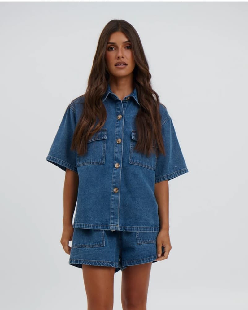 Denim Short Set - Image 2