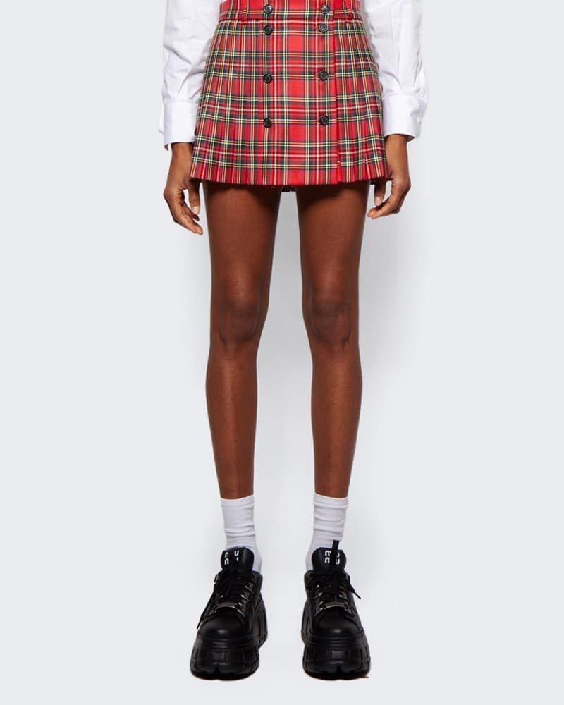 Miu Miu Tartan Mini Skirt  - Image 5
