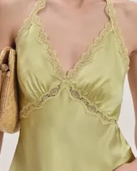 Reformation Silk Halter Top - Image 2