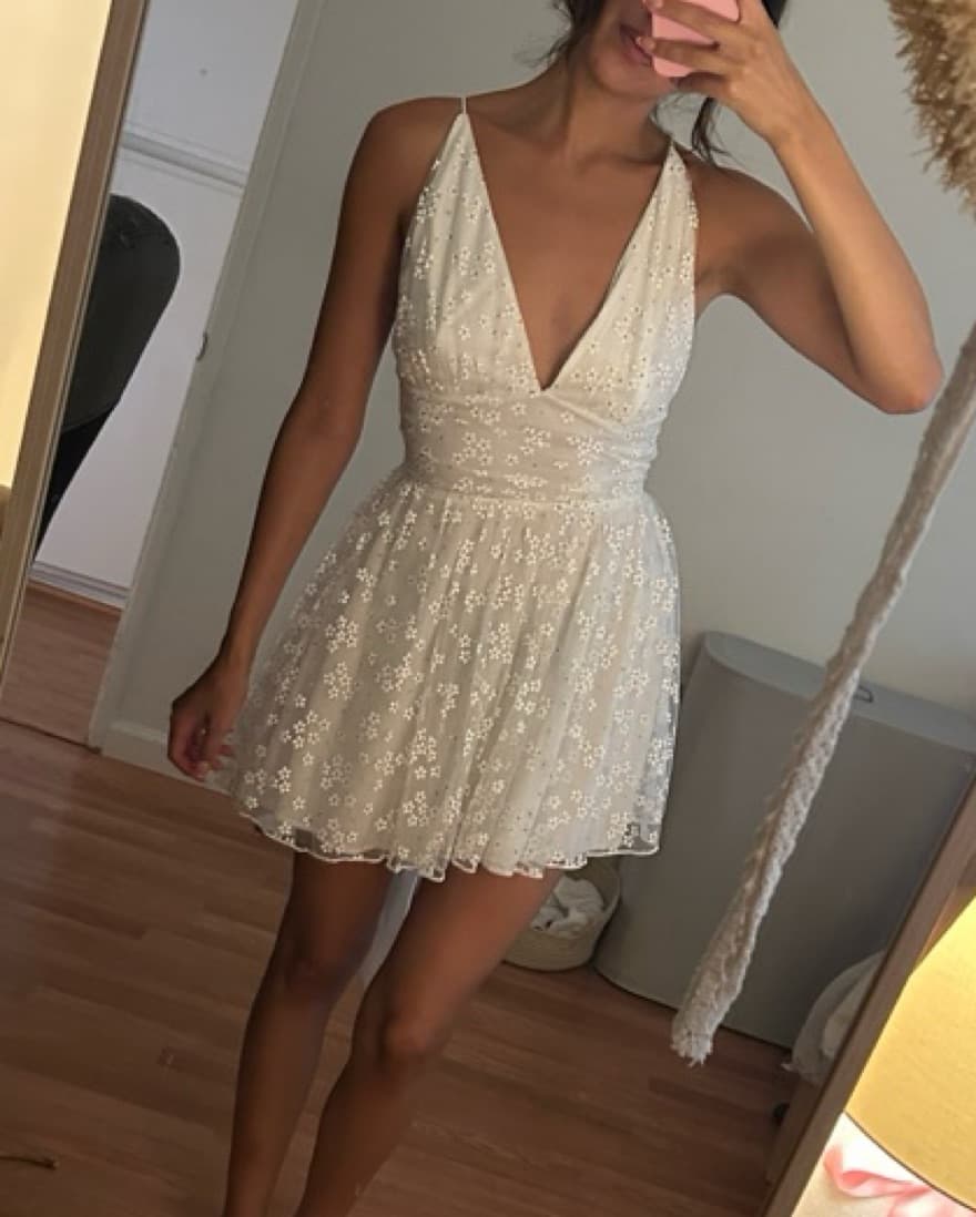 Lucy In The Sky Floral Mini Dress - Image 3