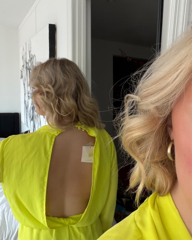 NEVER WORN Superdown Kaycie Drape Romper - Image 2