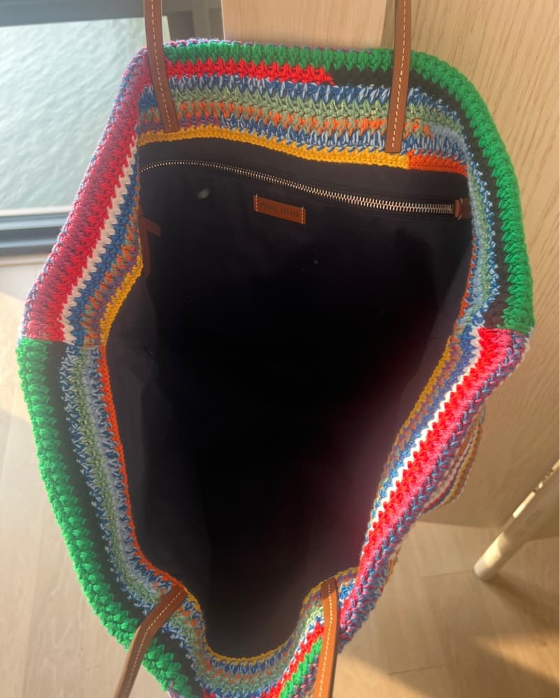 Mui Mui Woven Bag multi color - Image 2