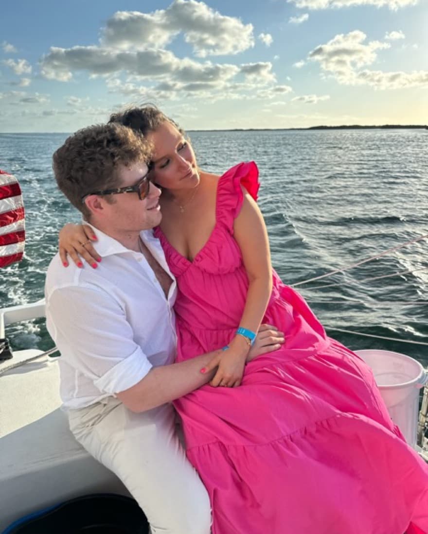 Pink Anthropologie Vacation Maxi Dress S - Image 1
