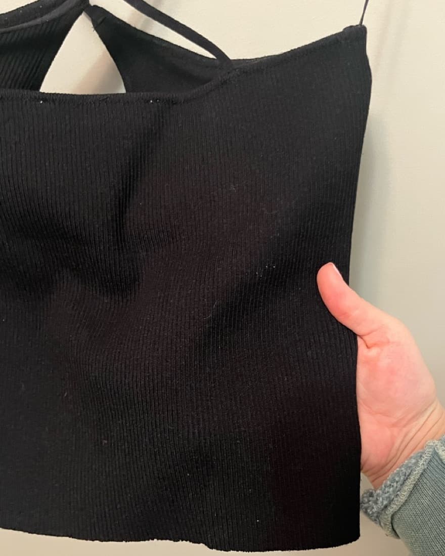 Zara Ribbed cutout tank - Image 4